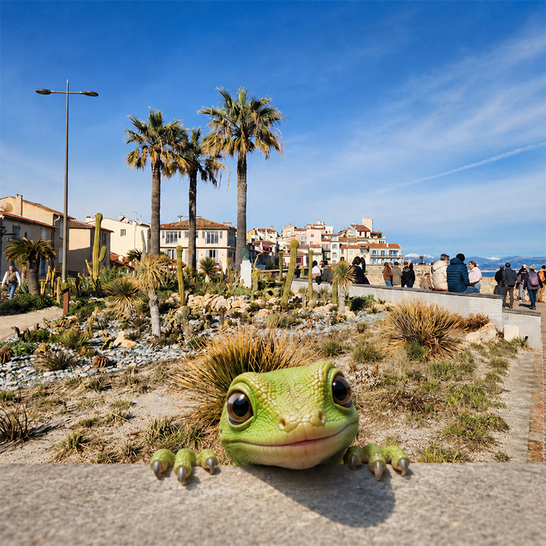 Au fil des remparts à Antibes