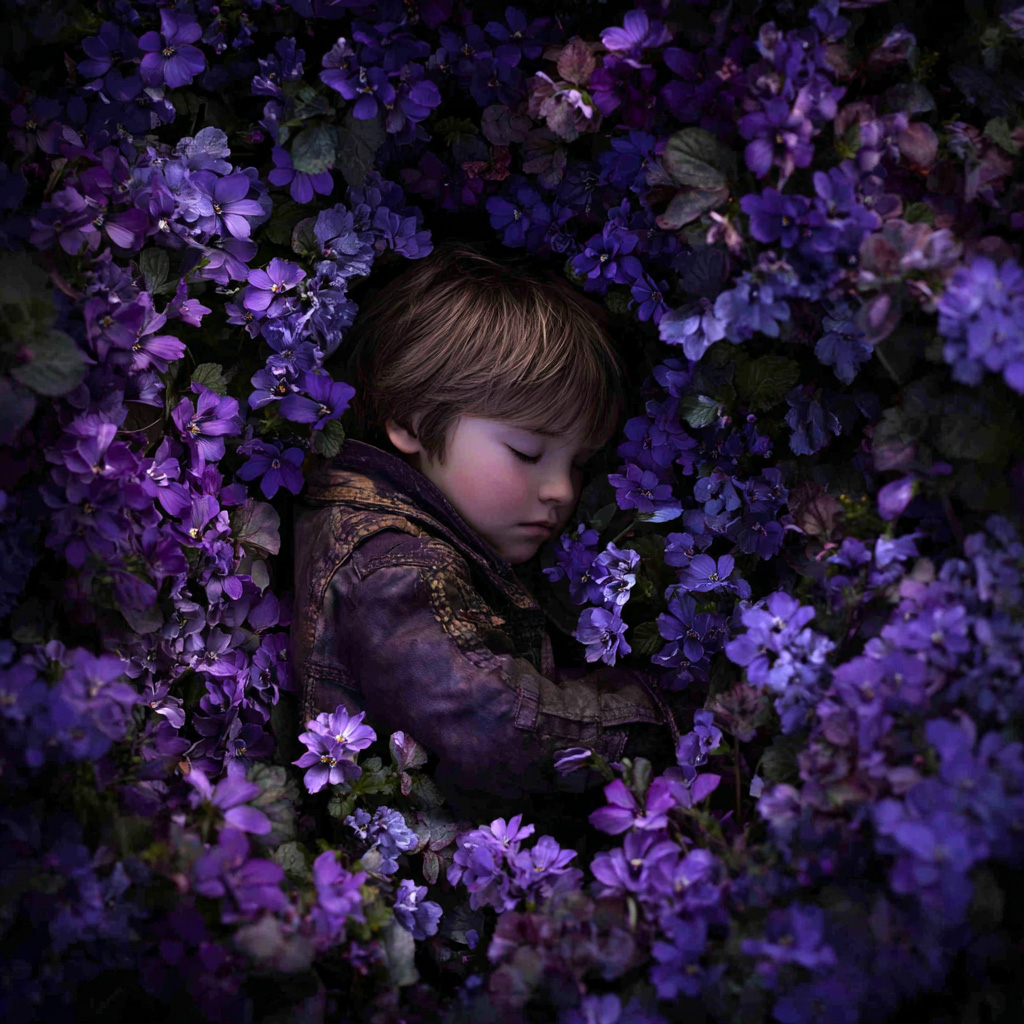 L’enfant des Violettes à Tourrettes-sur-Loup