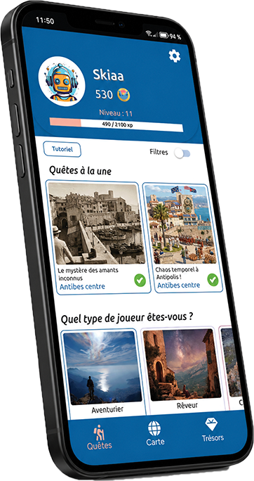 Application Ystia sur mobile